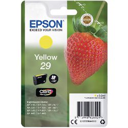 Cartucho de tinta epson c13t29844012 amarillo