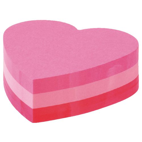 Figura cubos post-it 2007h surtido neón forma corazón 225 hojas