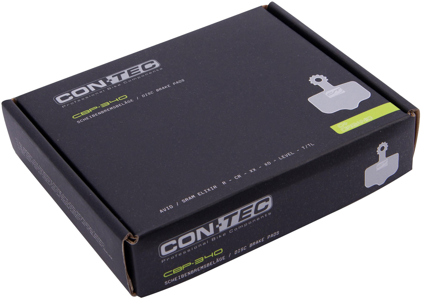 Contec CT Disc BrakePad CBP-340 Organic, Box 25Pr