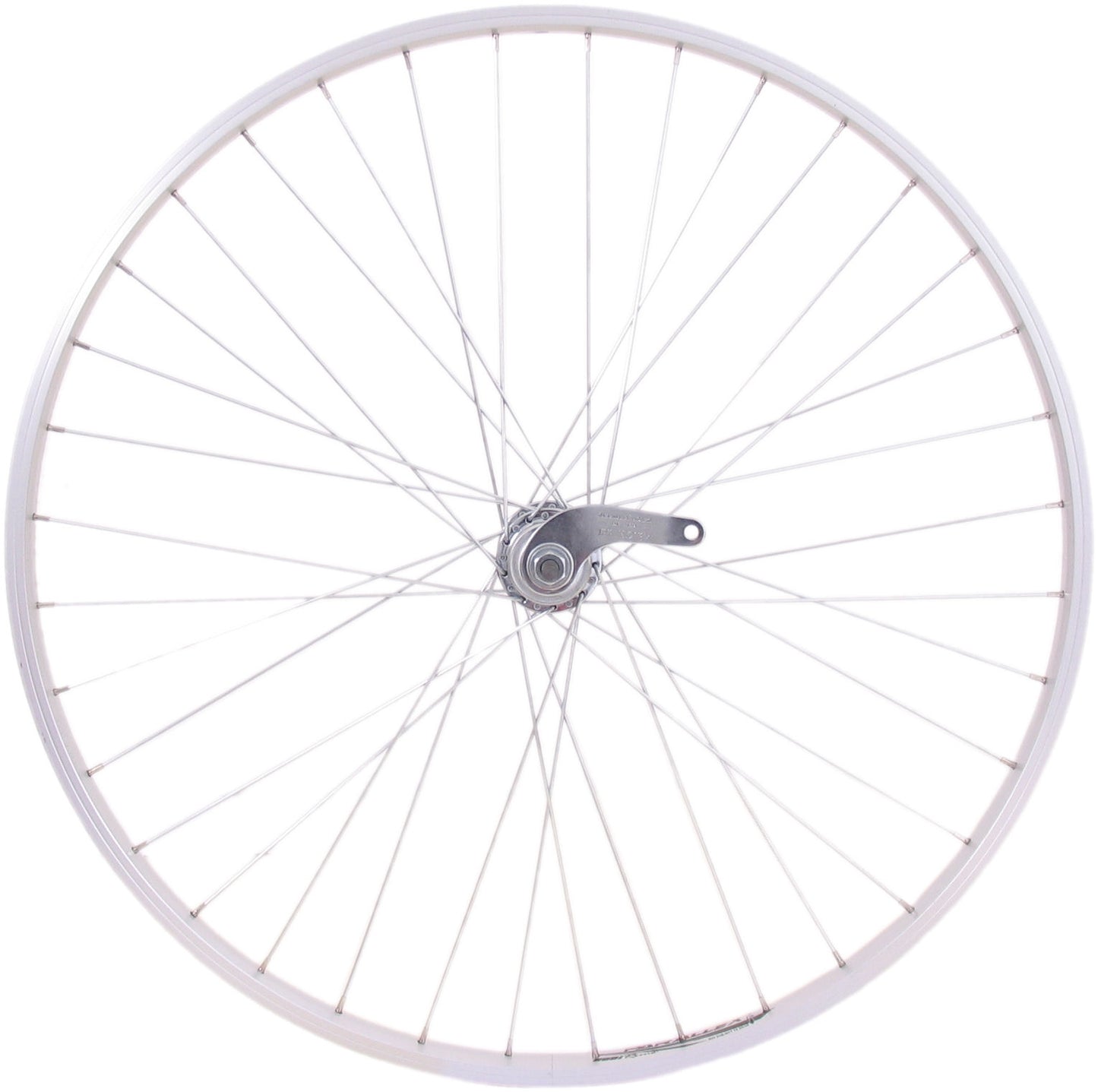 Ruota posteriore 28 x 1 4 mozzo freno in alluminio argento