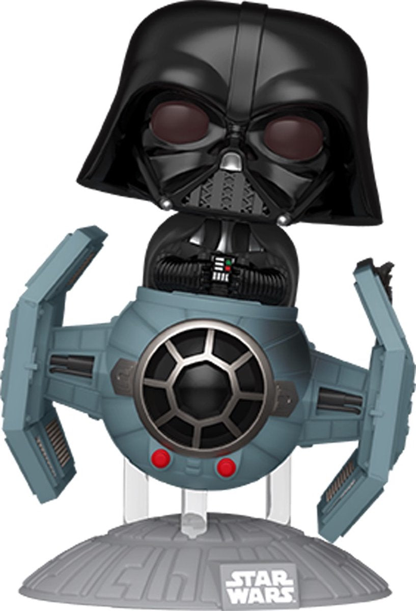 Funko Star Wars Darth Vader con el Advanced X1 Starfighter (Pop! Rides Deluxe) Figura de vinilo 742 Pop! multicolor