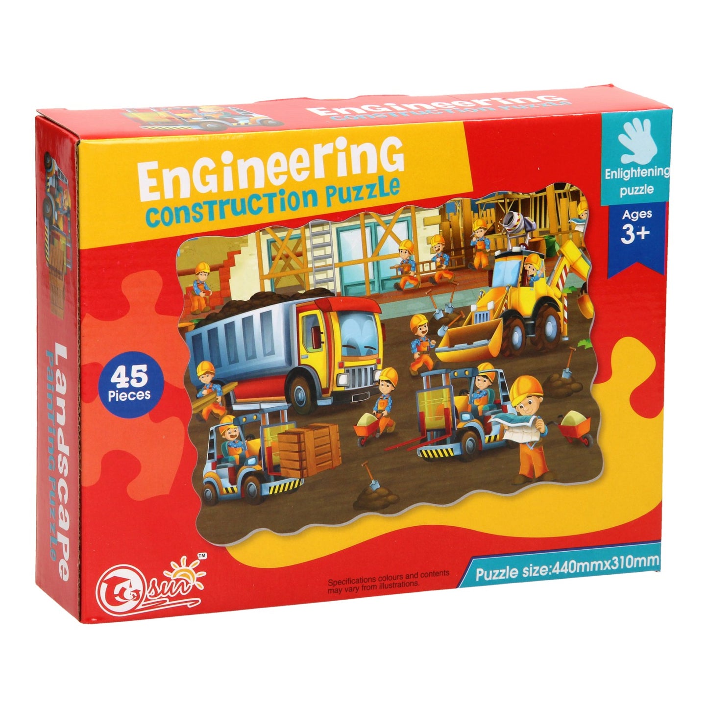 - Rompecabezas de piso en la construcción 45th.