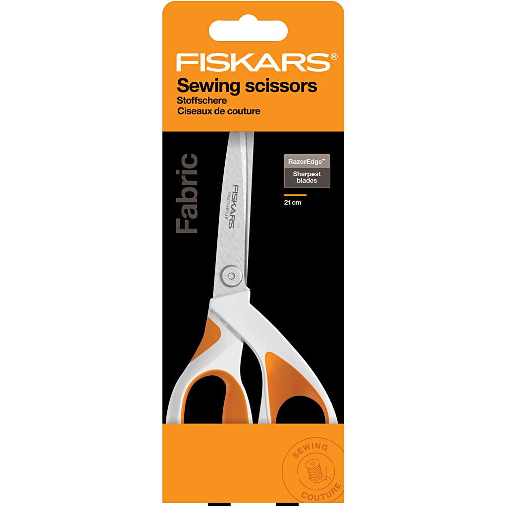 Fiskars tela razoredge softgrip®, l: 21 cm, 1 pieza