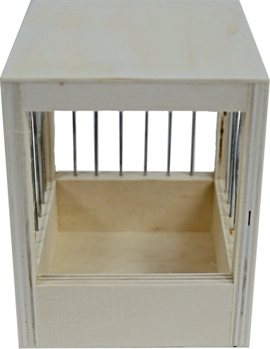 Nido de riel de madera