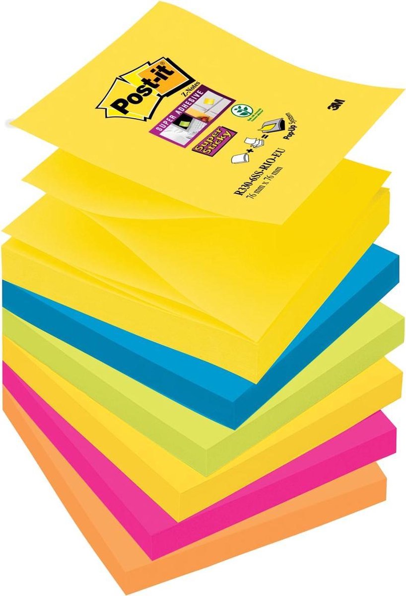 Notas súper adhesivas Post-it®