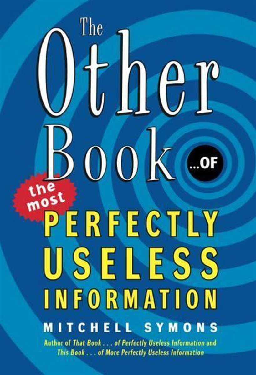 El otro libro... de la información más perfectamente inútil.