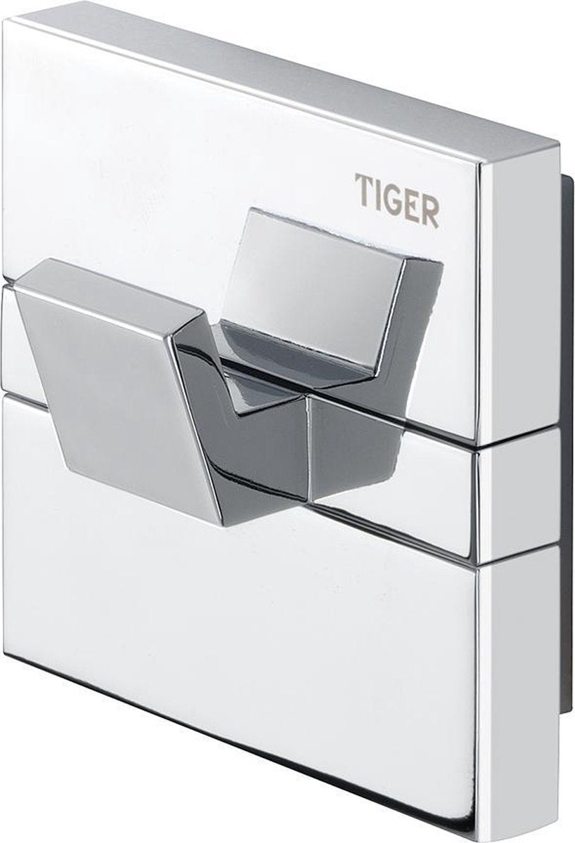 Tiger safira - handdoekhaak groot - chroom