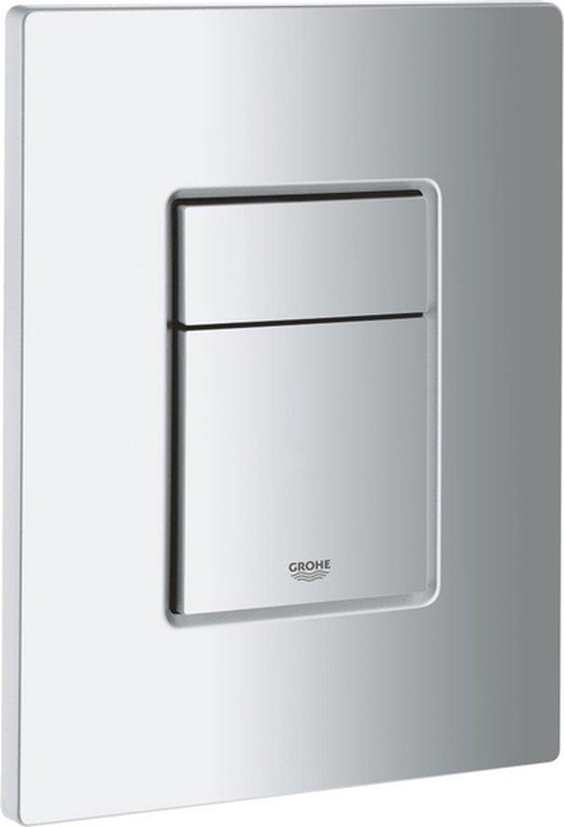 Inodoro con panel de control Grohe skate cosmopolitan - doble descarga - plástico - cromo mate