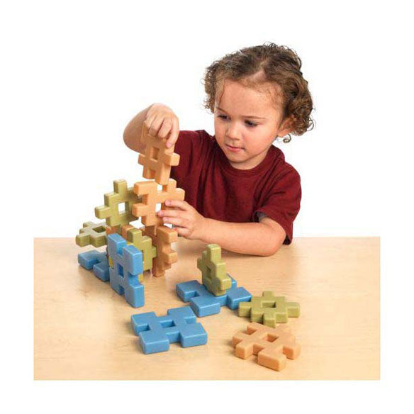 Blocchi di waffle colorati - 21 pz