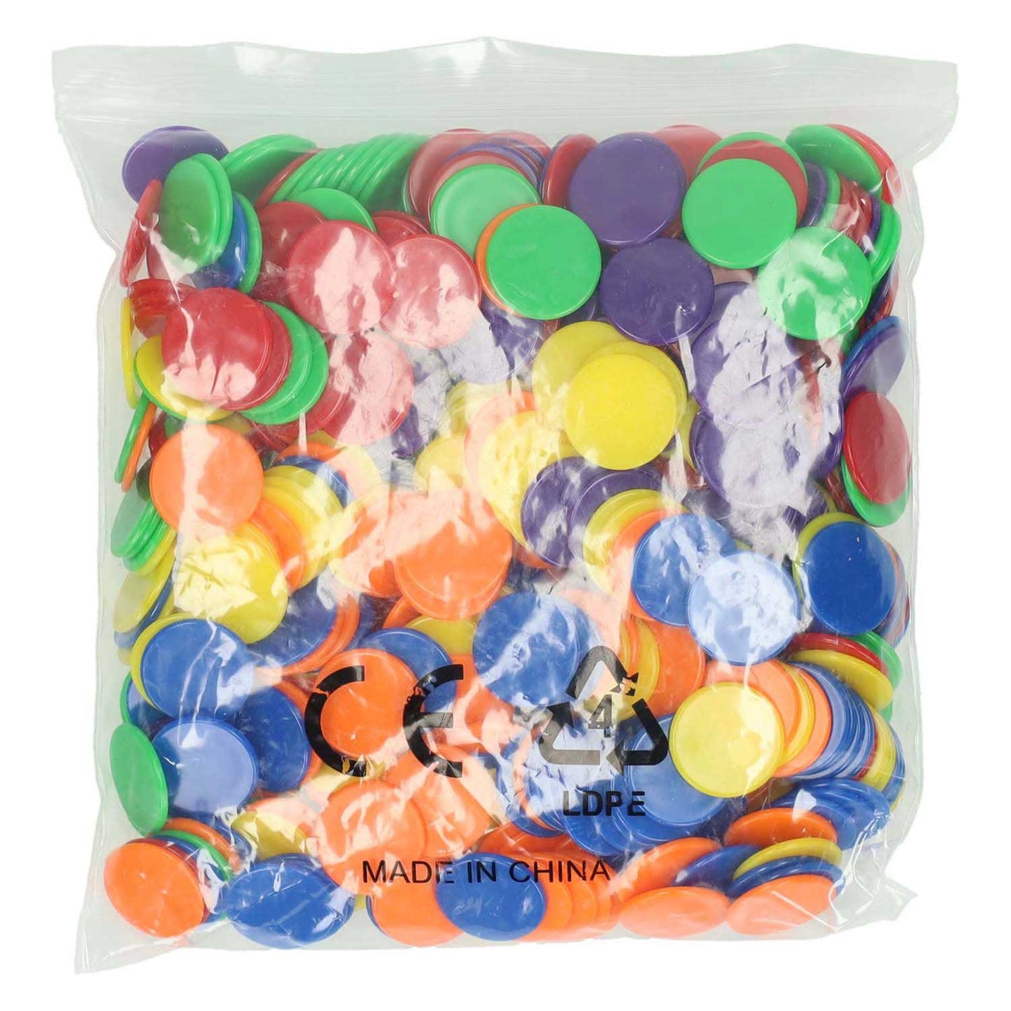 Fichas de colores - 500 uds.