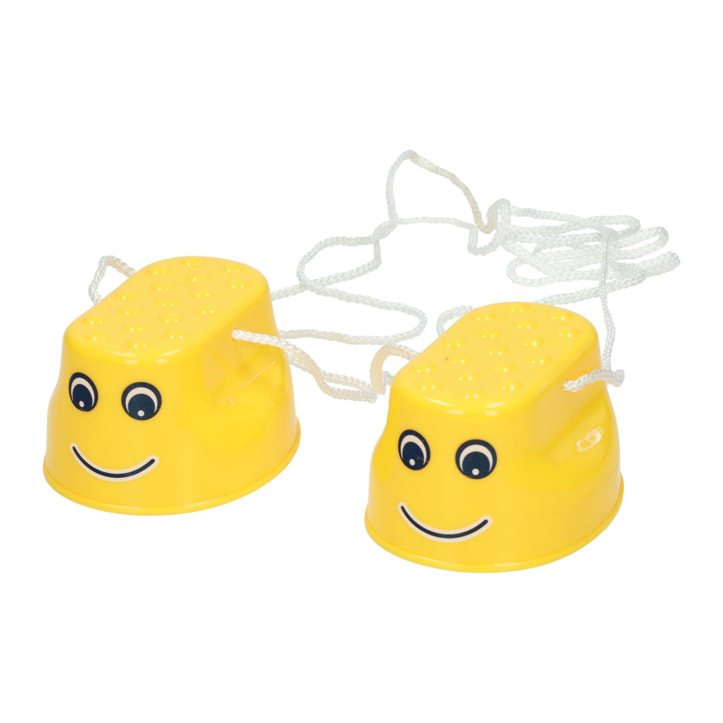 Bobinas amarillas sonrientes
