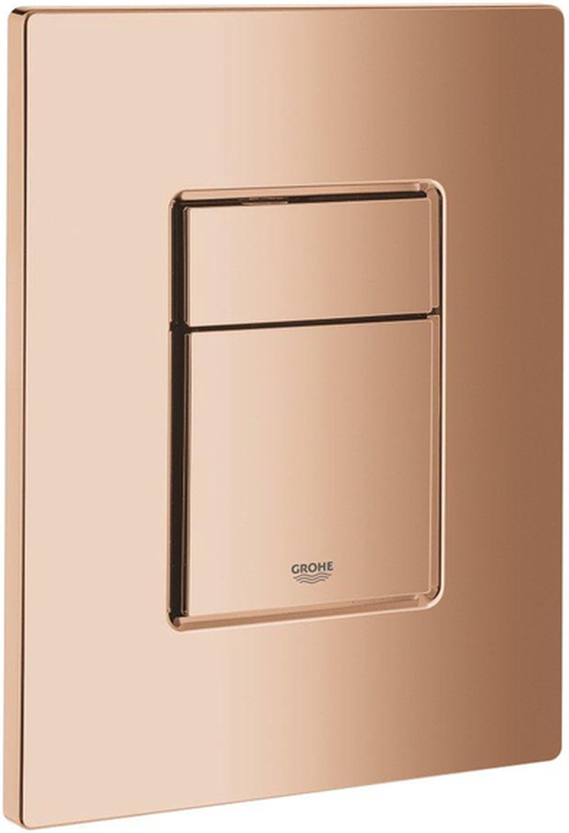 Grohe skate cosmopolitan panel de control dualflush horizontal vertical plástico cálido atardecer