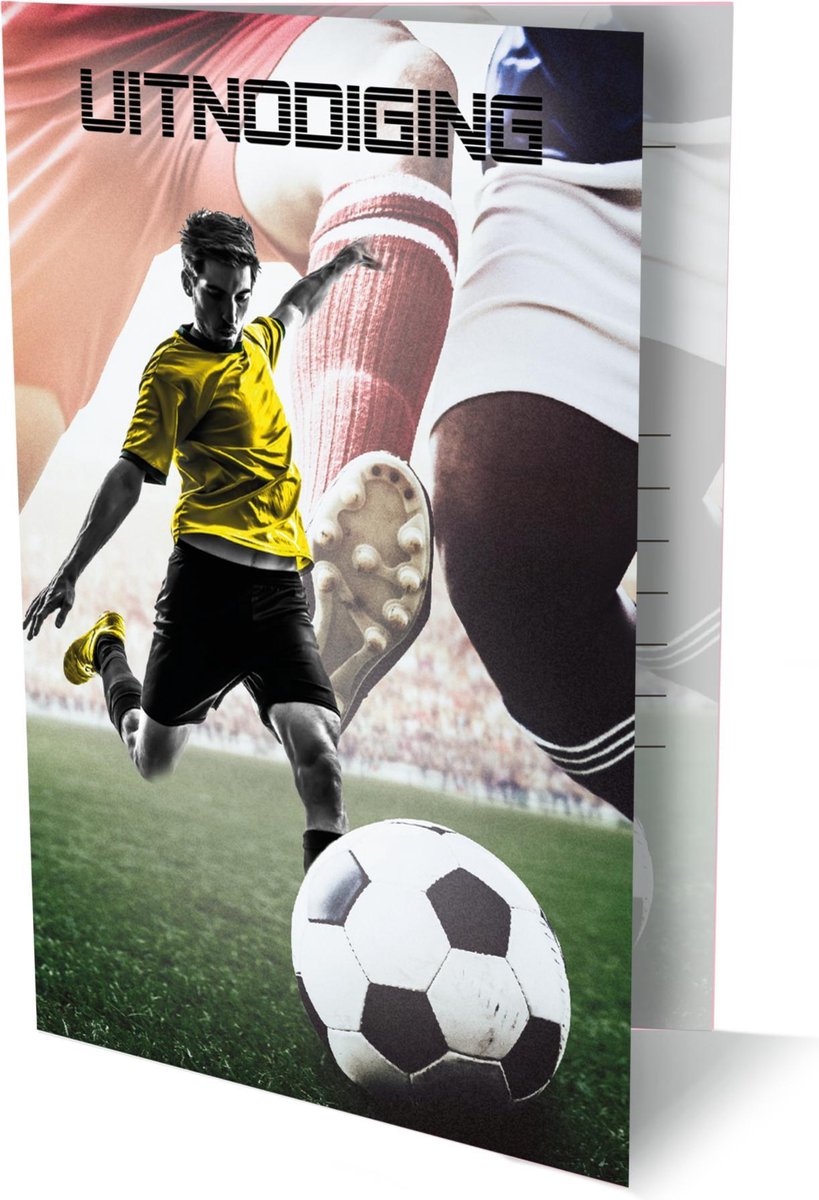 Inviti di calcio, 6 pezzi.