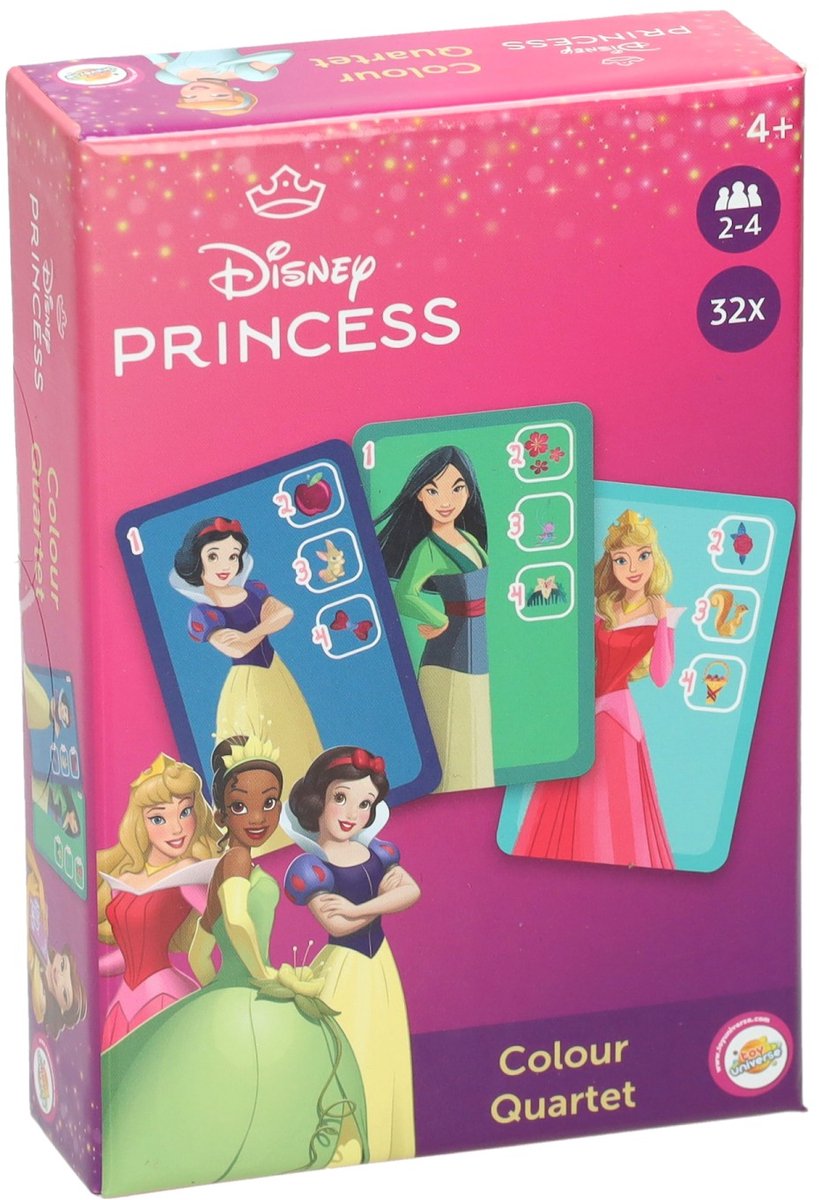 Cuarteto de princesas de Disney - 32 cartas