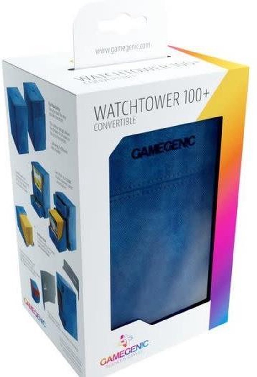 Deckbox scudo del drago torre di guardia 100+ convertibile blu