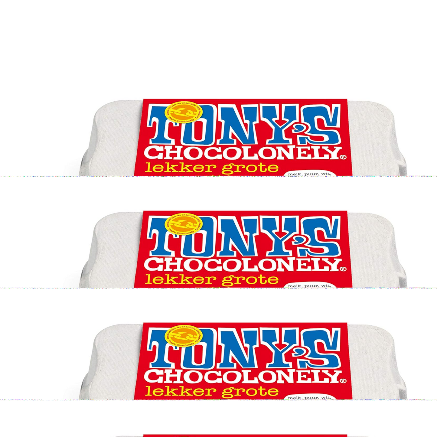 Uova di Pasqua cioccolatose di Tony assortite (24x 12 pezzi)