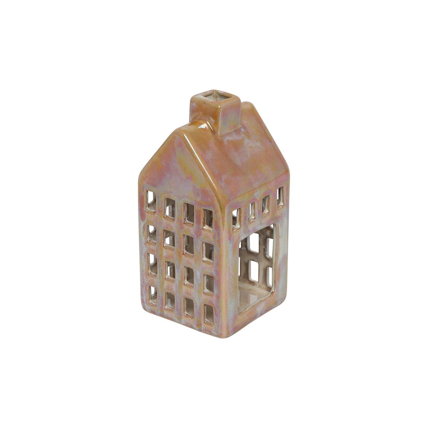 Tealight Countryfield m giallo arancione 7,8x16 cm