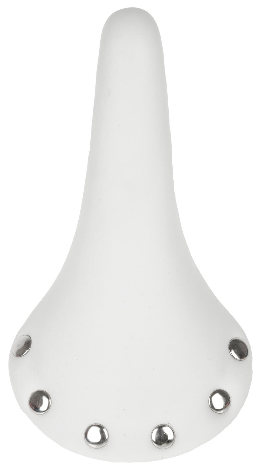 M-Wave Bicycle Saddle Fixie Race White