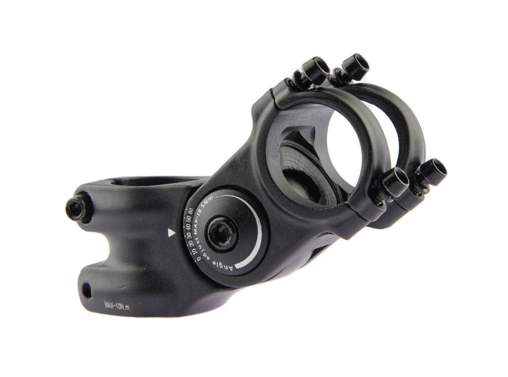 STEM Primax e Enschede | Extensión: 75 mm | Tamaño del tubo del cabezal de puesta: Ø28.6 mm | Diámetro de la abrazadera: Ø31.8 mm - negro