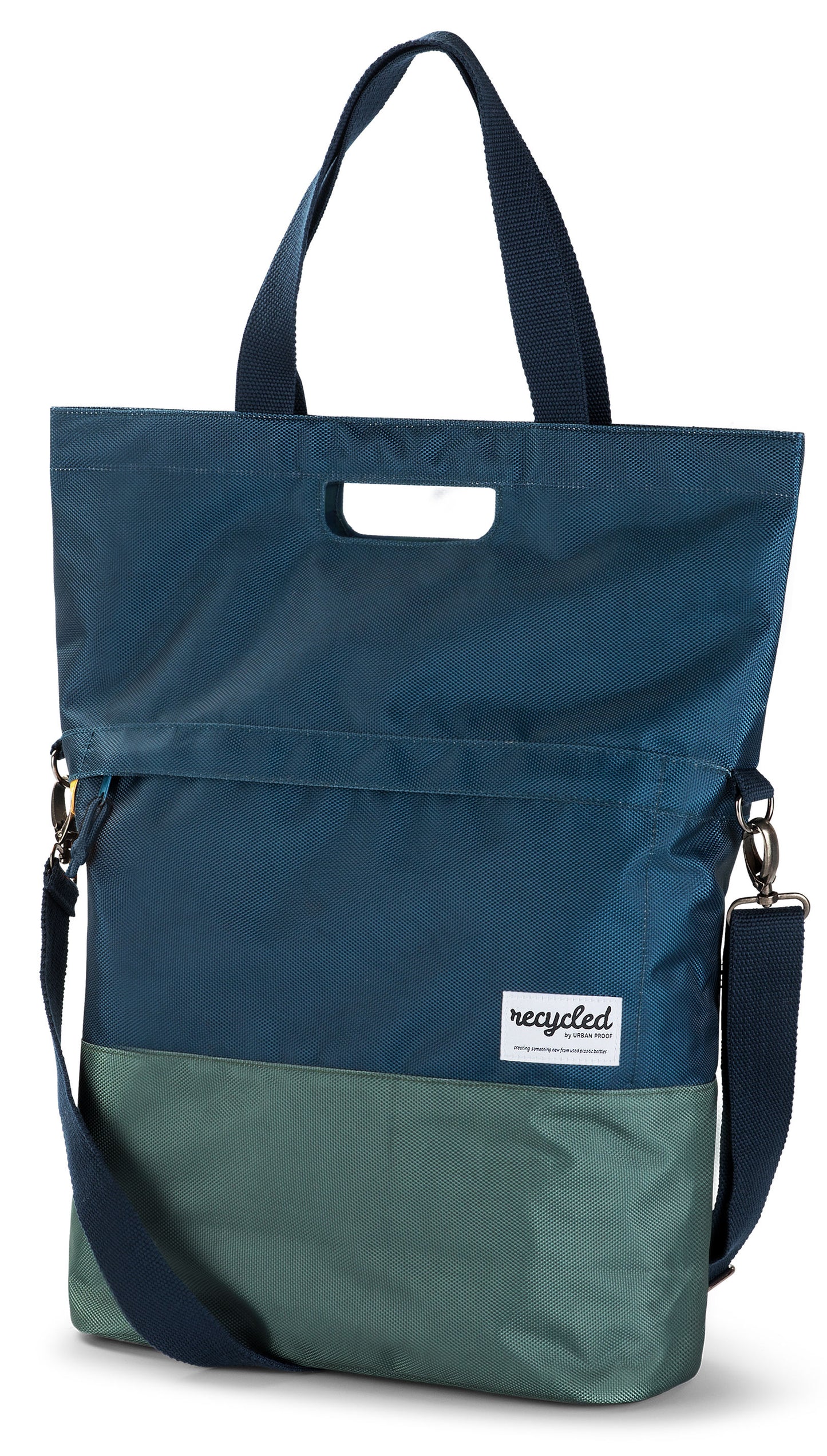 Shopper in bicicletta a prova urbana Blauw-Groen 20L