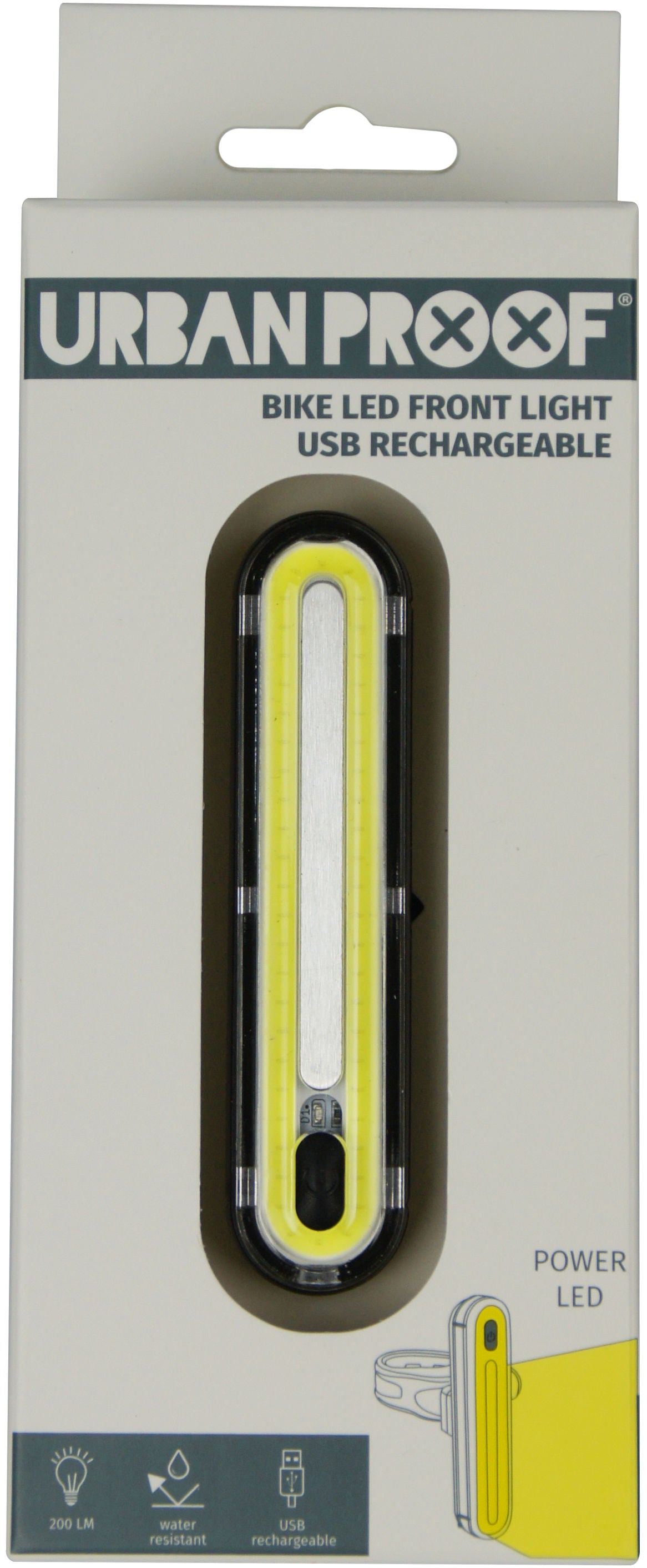 Urbanproof Voorlicht Ultra ricaricabile