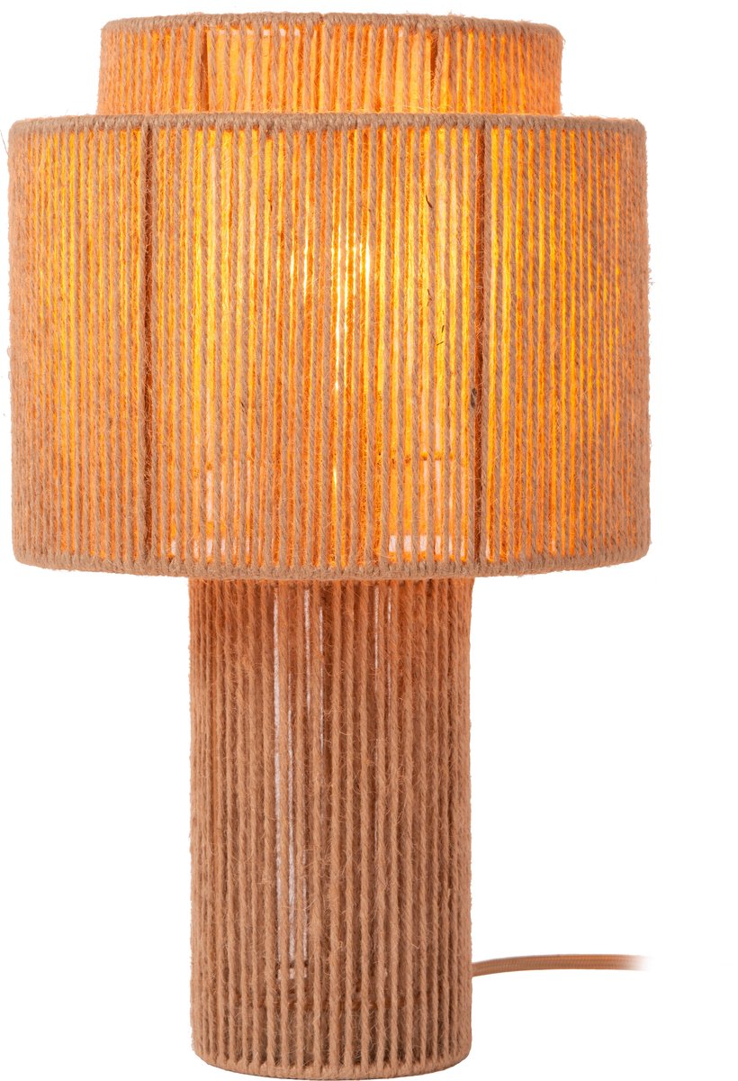 Lucide denice - lámpara de mesa - ø 25 cm - 0xe27 - topo