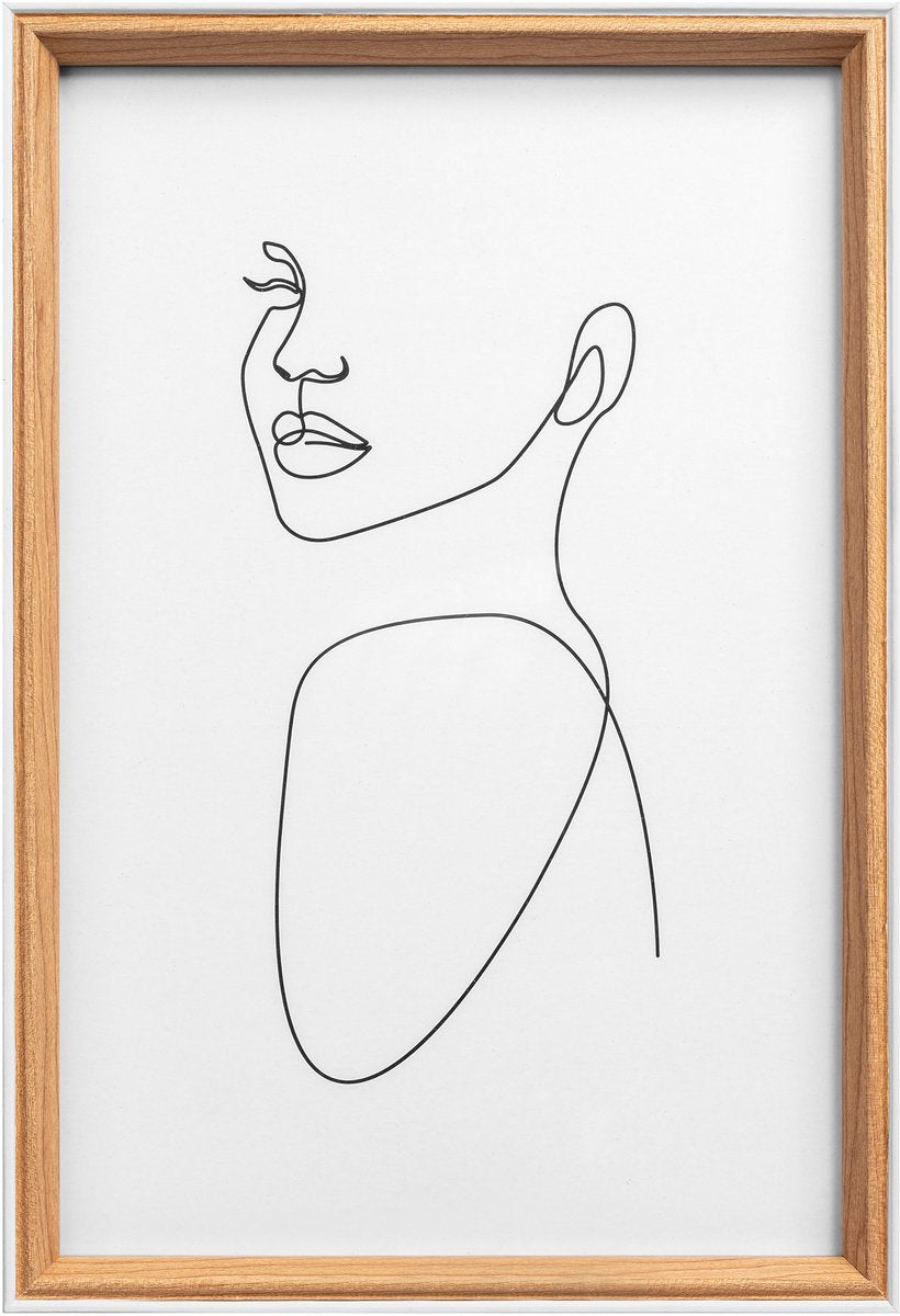 Walther silhouette - houten lijst - fotoformaat 20x30 cm - beuken