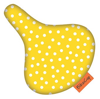 Bikecap Saddlist giallo piccolo punto