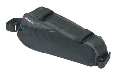 Basil Discovery 365d Frametas M - Bolsa de bicicleta compacta deportiva para bicicleta de damas para hombres - 1.8L - Melee negro