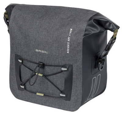 Bolsa de manillar de la tormenta de navegantes de Basil - bolsa de manillar de bicicleta deportiva, impermeable, negro