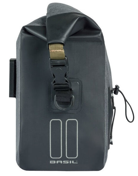 Bolsa de manillar de la tormenta de navegantes de Basil - bolsa de manillar de bicicleta deportiva, impermeable, negro