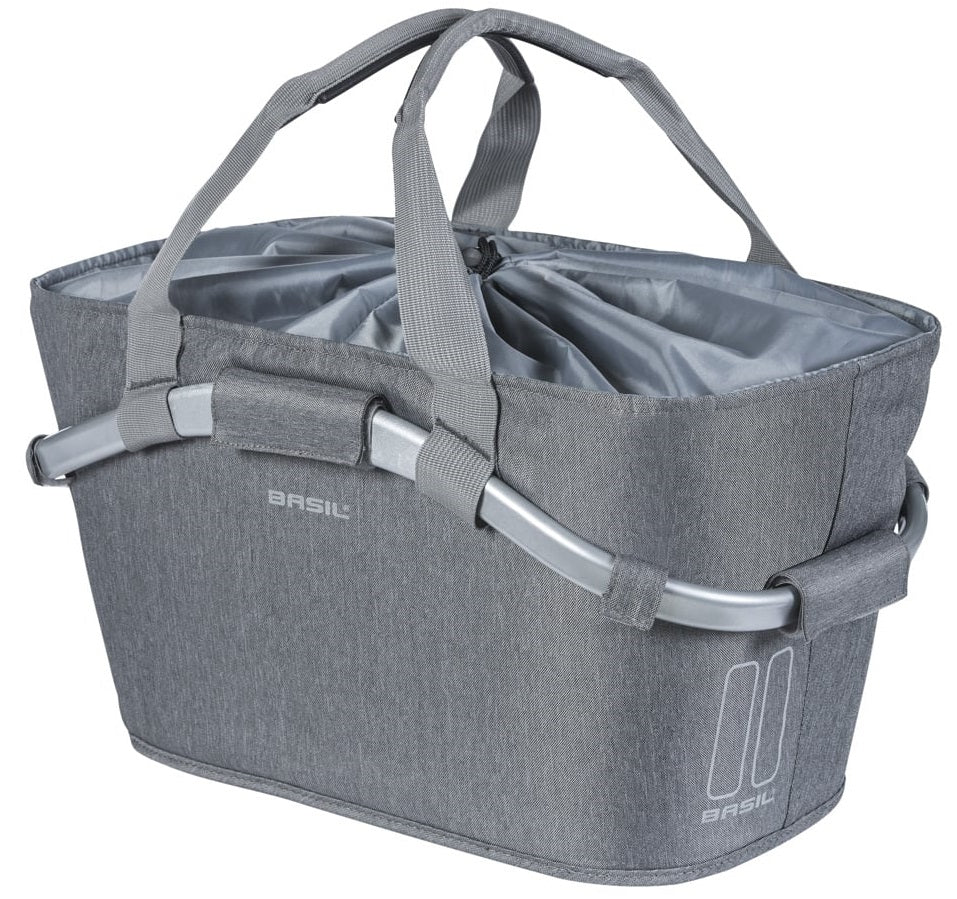 Basil mand posteriore 2 giorni mik 22l griglie grigia 20x38x17cm