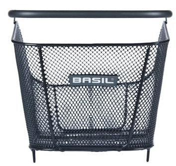 Icona del cestino per biciclette di basilico m Multi Sistema NX 12 litri 39 x 24 x 13 - Nero