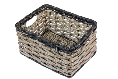 Basil Bicycle cestino dijon grande nero grigio