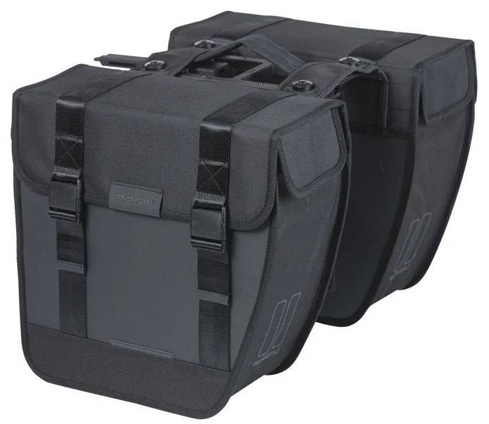 Basil Bicles Bag Bag Double Tour impermeable MIK 28L