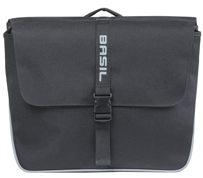 Basil Doble Bolsa Forte Mik 35L Negro
