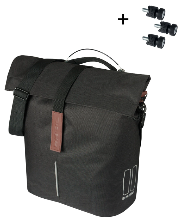 Basil Bicycle Shopper City 14 litros 11 x 29 x 36 cm Negro