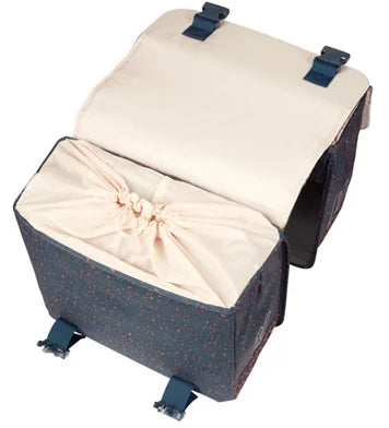 Basil Flair de bolsa doble 35L azul marino