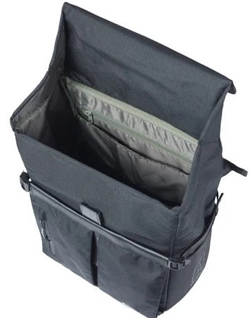 Basil Bicycle Bicchiera Stume Muovi MIK Stucchetti 14 litri 14 x 24 x 34 cm Nero