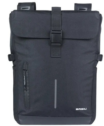 Asse a doppia bicicletta a doppia bicicletta di basilico muoversi 30 litri 16 x 27 x 38 cm nero