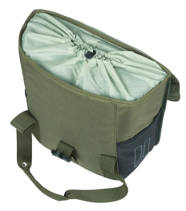 Basil Single Bag Go 16L Dark Green