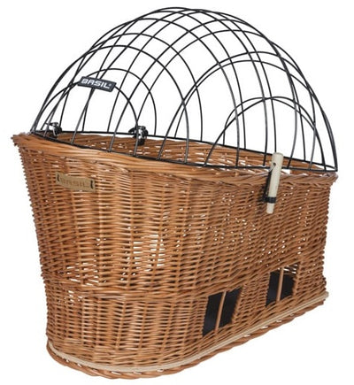 Basil Canke Basket Pasja Mik con cuscino 30l Achter Riet Brown