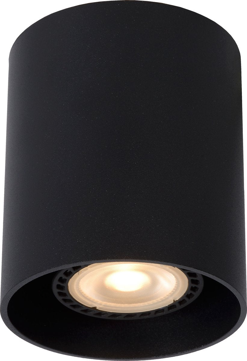Lucide bodi - faretto da soffitto (lampada da soffitto) - ø 8 cm - 1xgu10 - nero