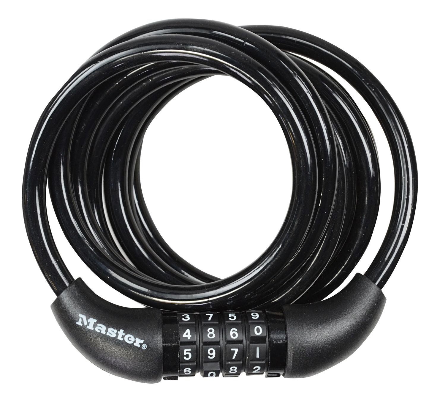 Candado de cable en espiral Masterlock, 1,80m x 8mm - 8221eurdpro 8221eurdpro