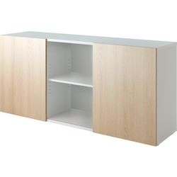 Bach armadio con ante scorrevoli hammerer 2fh rovere, bianco