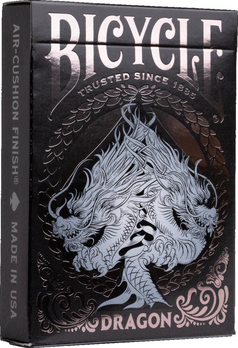 Dragón de bicicleta negro - naipes premium - póquer - colección ultimates - coleccionable