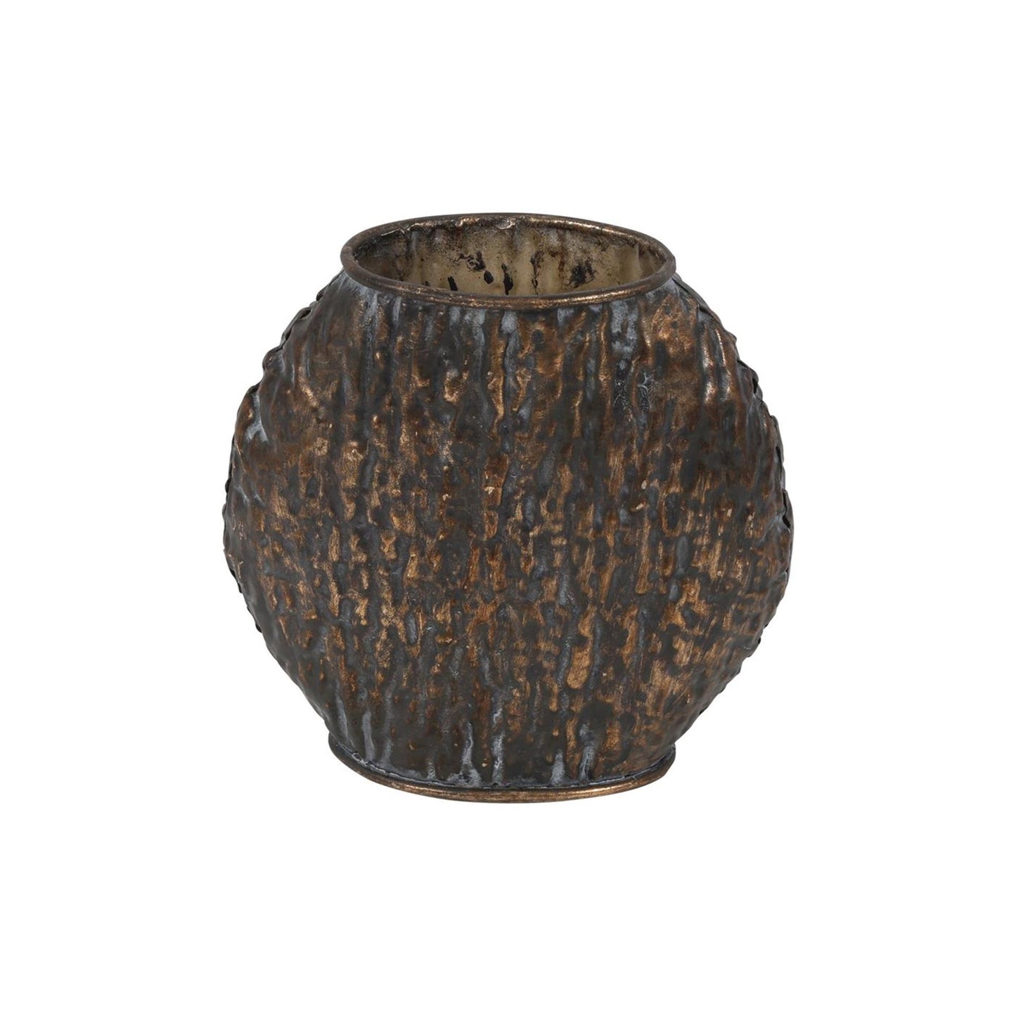 Vaso Countryfield ebano bronzo 21,5x8x21,5 cm