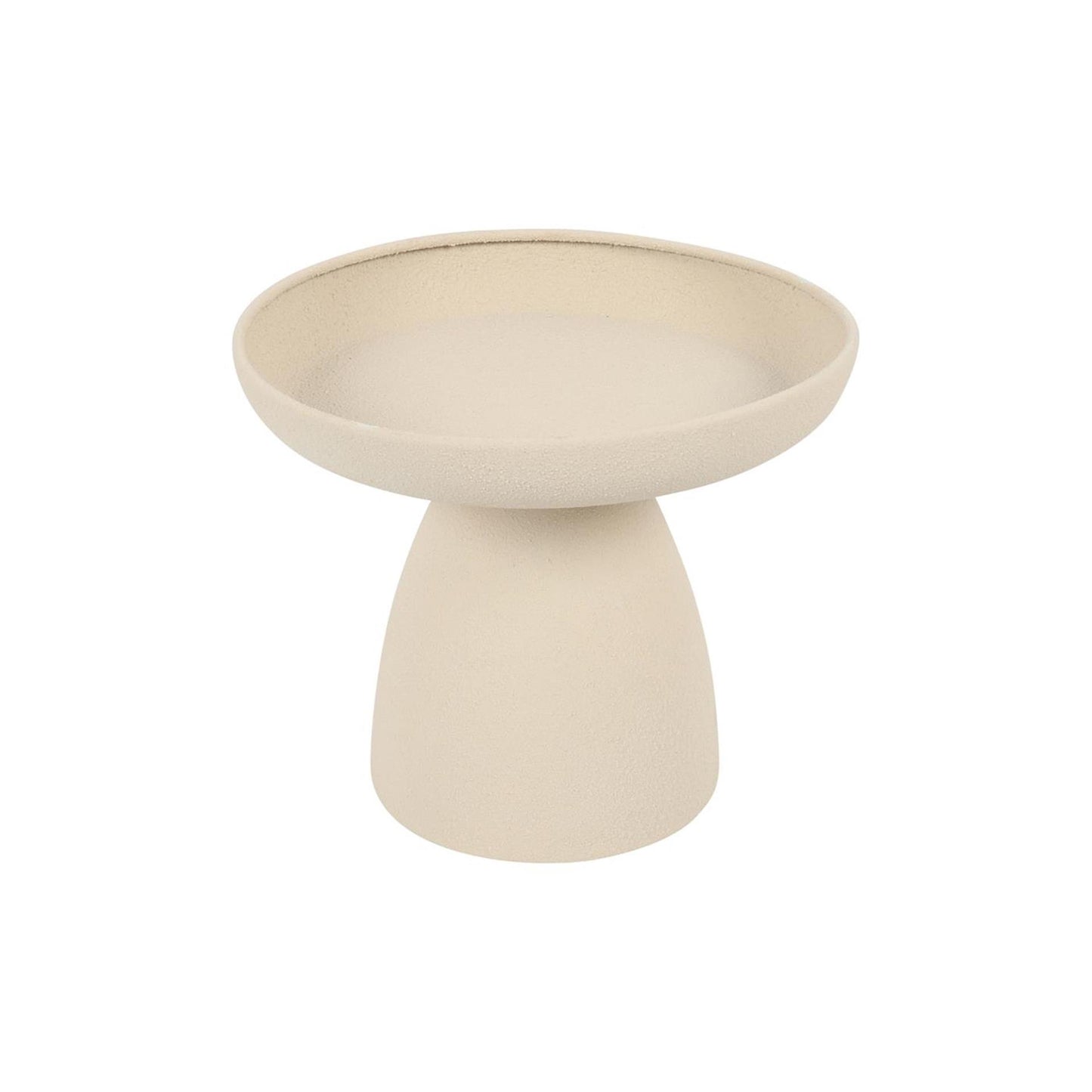 Sari con plateau Countryfield color crema ø20xh17.3cm