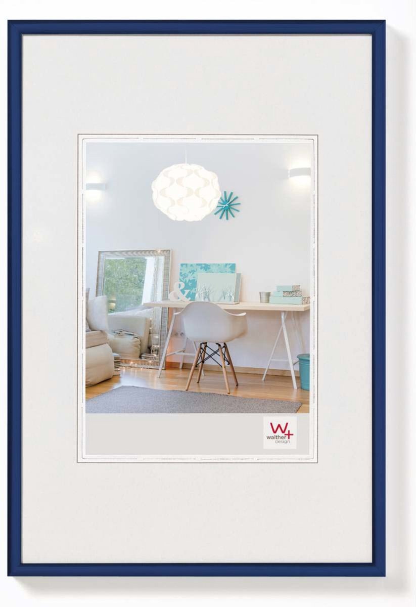 Walther new lifestyle - cornice in plastica - misura foto 28x35 cm - blu