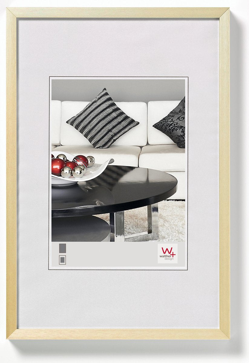 Sedia Walther - cornice per foto - misura foto 10x15 cm - oro